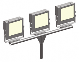 Кронштейн Т-образный для прожекторов на фланце 3П1-0,2-0,5-Ф4 6 кг